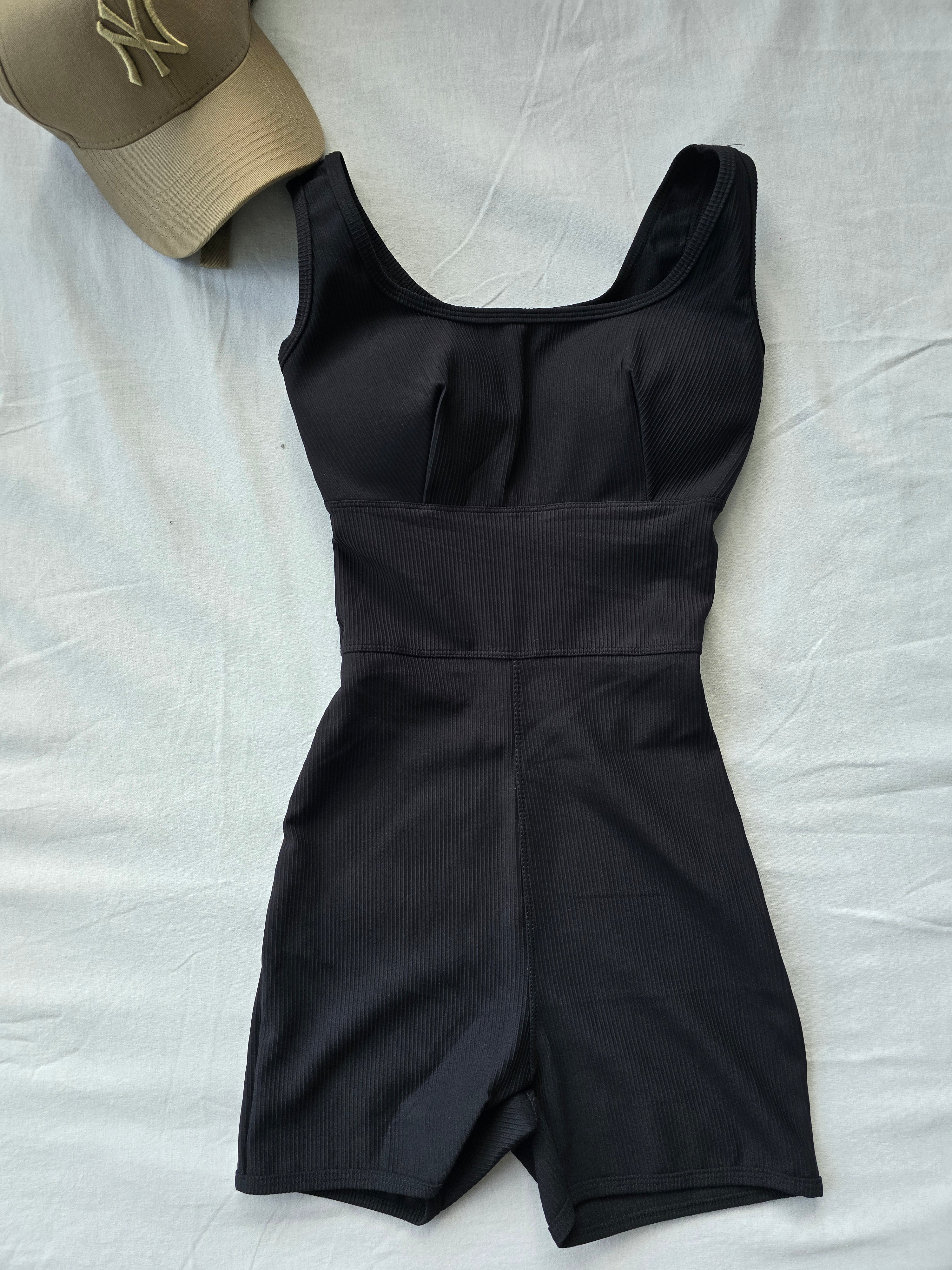 Macacão Fitness Canelado