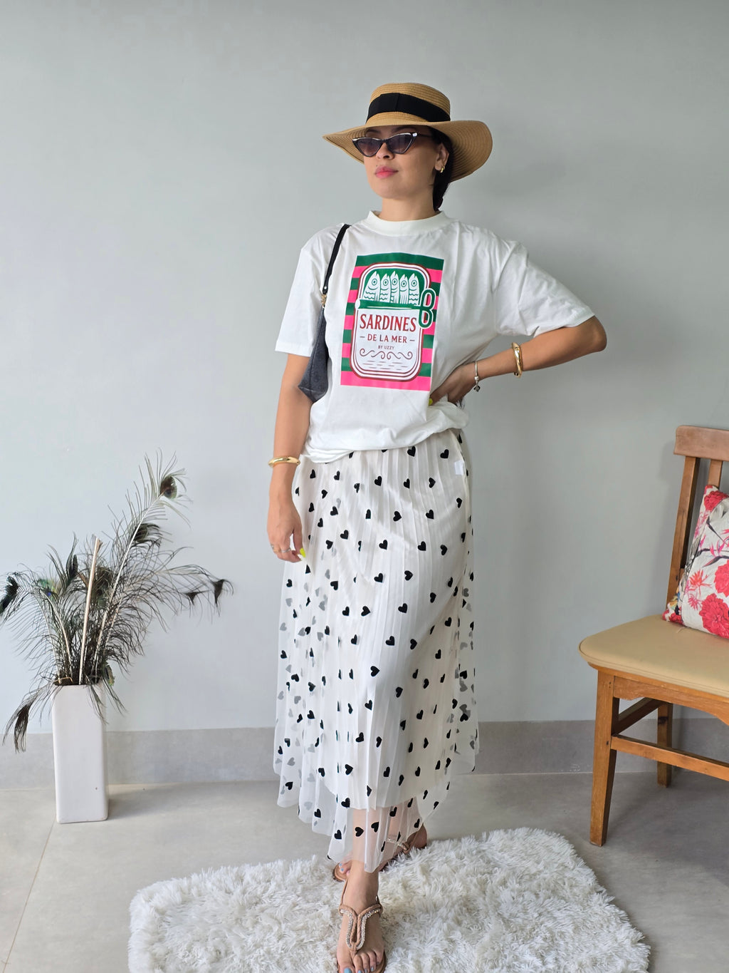 Camiseta moda europeia